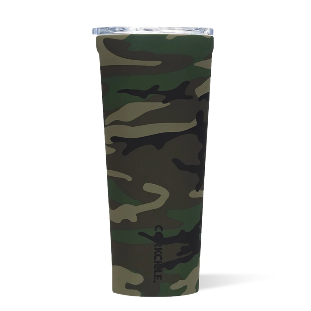 Corkcicle Classic 24 Oz Stainless Steel Tumbler w/ Lid, Camouflage