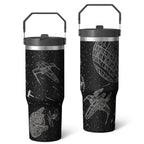 1pc Movie 30oz Tumbler with Straw & Handle - Insulated Stainless Steel Cup | Holiday Gift for Man Women (Christmas, Valentine's, Birthday)