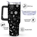 Black Space Science Stainless Steel Tumbler, 30oz