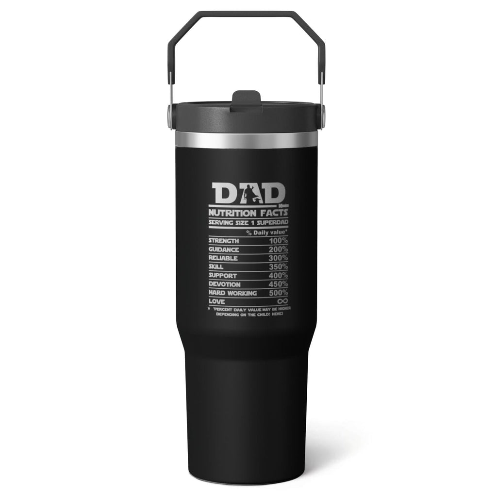 1pc pharmacist 30oz Tumbler with Straw & Handle - Insulated Stainless - Reusable Stainless Steel Cup