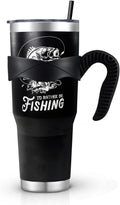 40 oz Tumbler With Handle,Fishing Gifts for Men, Fishing American Flag Stainless Steel Cups Mug Vacuum Insulated Stainless Steel Tumbler with handle,Fishing stuff supplies accessories