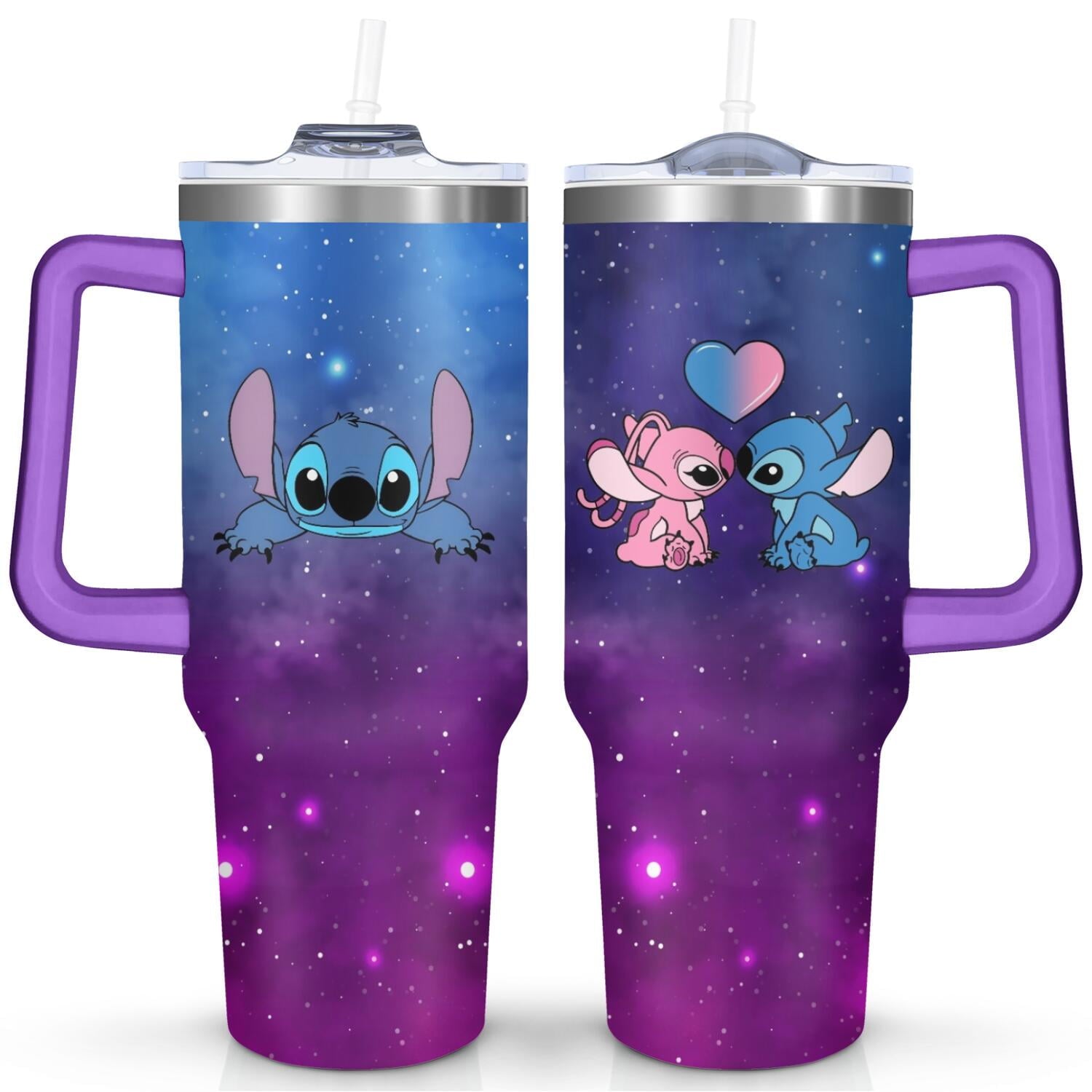 40oz Cartoon Movie Stainless Steel Tumbler with Lid and Straw,Spill Proof - Reusable Stainless Steel Cup