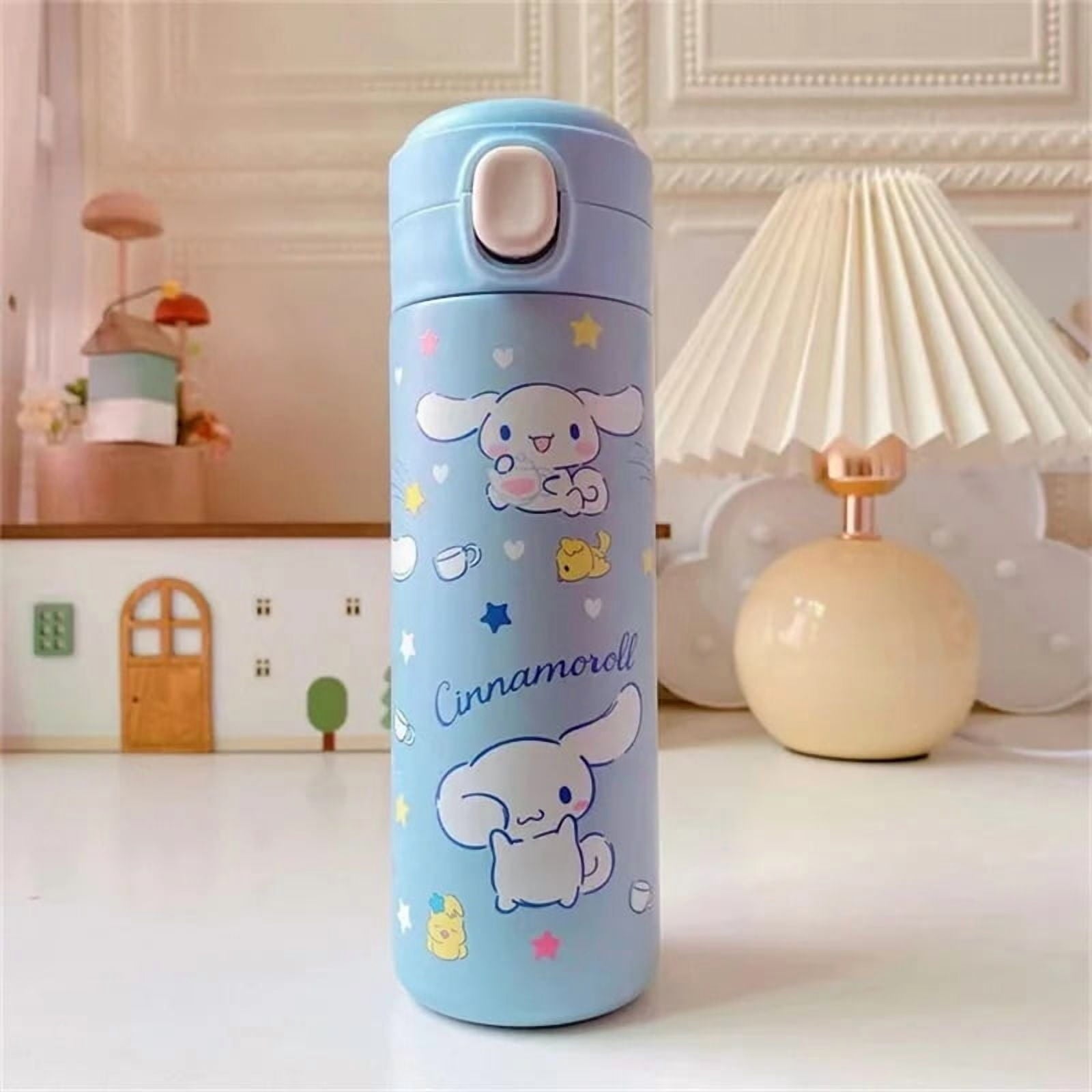 420ml Sanrio Hello Kitty Stainless Steel 316 Thermos Kawaii Kuromi Cinnamoroll Melody Kids Vacuum Flask Water Bottle Tumbler
