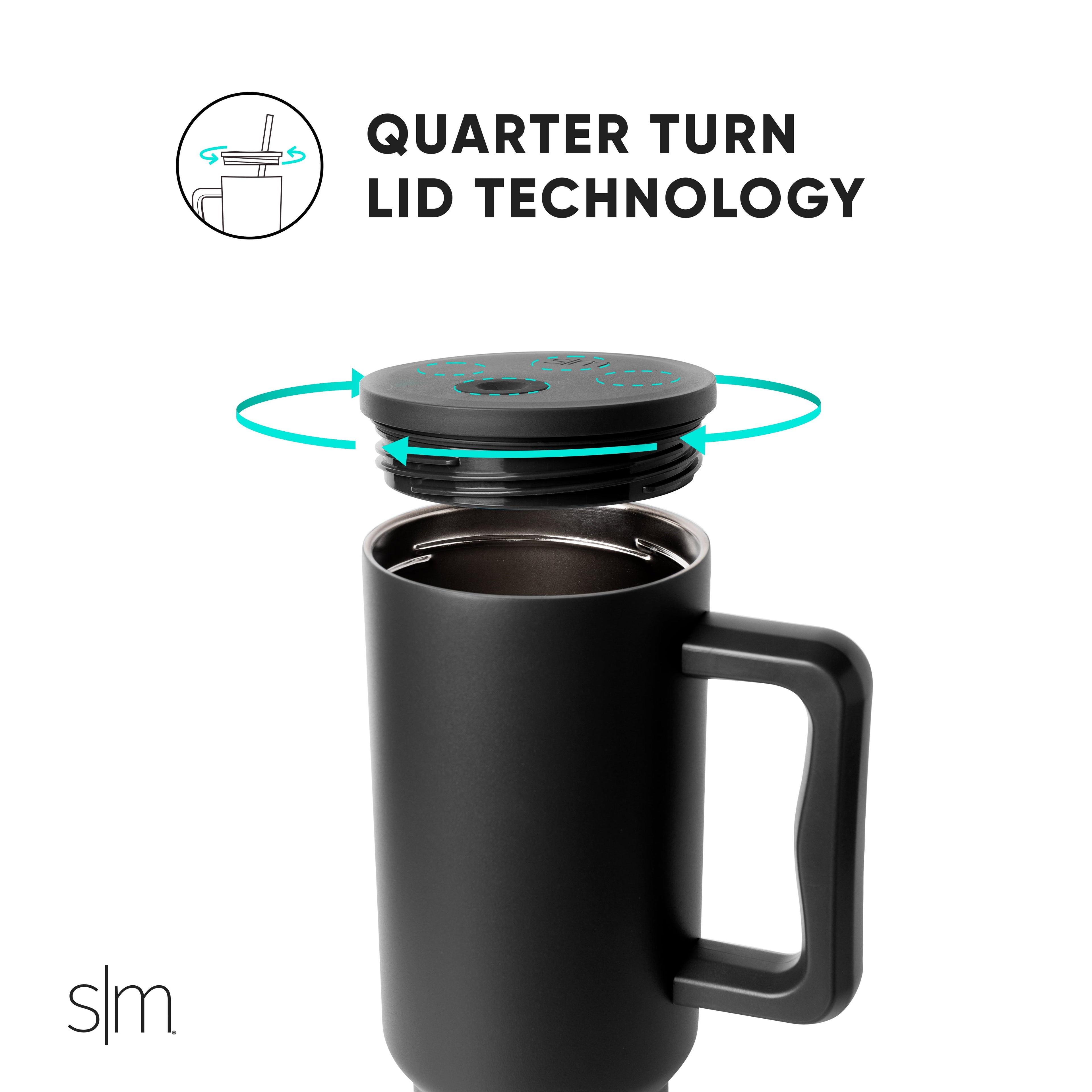 Simple Modern 40 fl oz Insulated Stainless Steel Trek Tumbler with Straw Lid | Forest