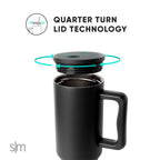 Simple Modern 40 fl oz Insulated Stainless Steel Trek Tumbler with Straw Lid | Cotton Candy Tie Dye