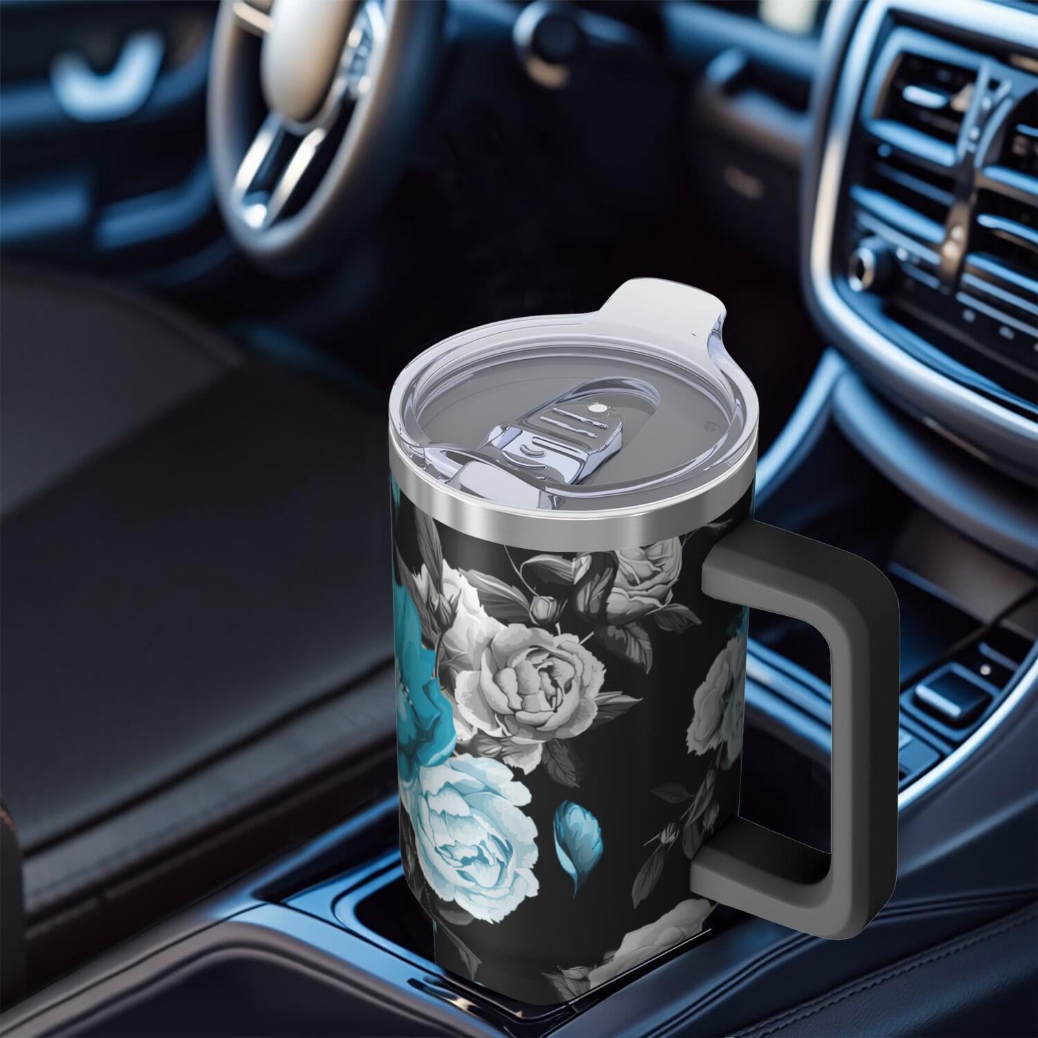 40 oz Hawaii Tropical Plants Tumbler Hawaii Tropical Plants Theme 40oz Tumbler with Handle Spill Proof Lid Straw Double Insulated Coffee Cup Hawaii Tropical Plants Lover Gifts