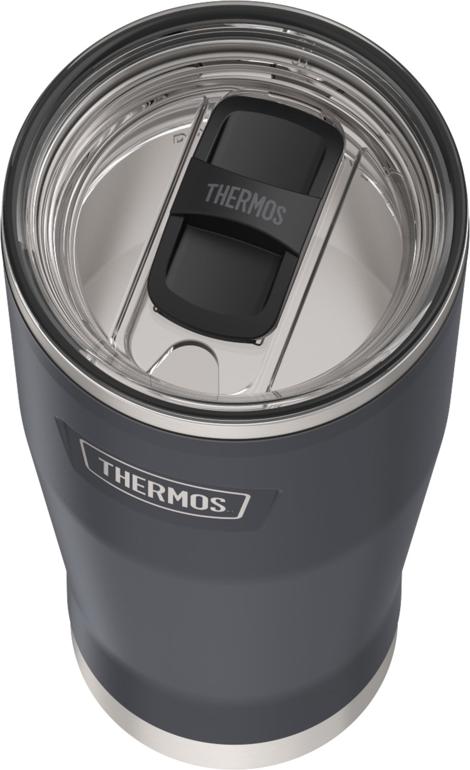 Thermos Stainless Steel Tumbler, w/ Slide Lock Lid, Graphite, 18 oz