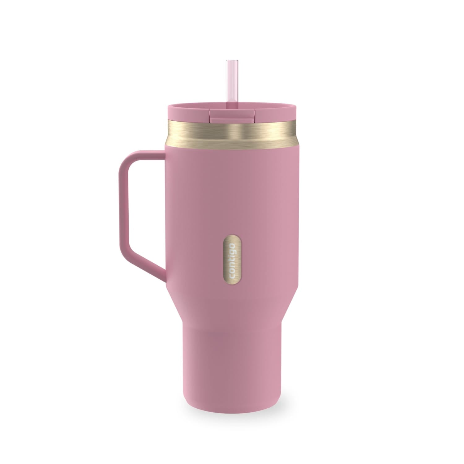Contigo 30 oz Stainless Steel Water Bottle Tumbler with Straw - Leakproof Insulated Water Bottle