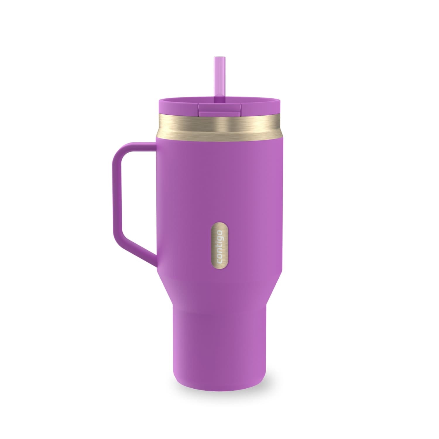 Contigo 30 oz Stainless Steel Water Bottle Tumbler with Straw - Leakproof Insulated Water Bottle