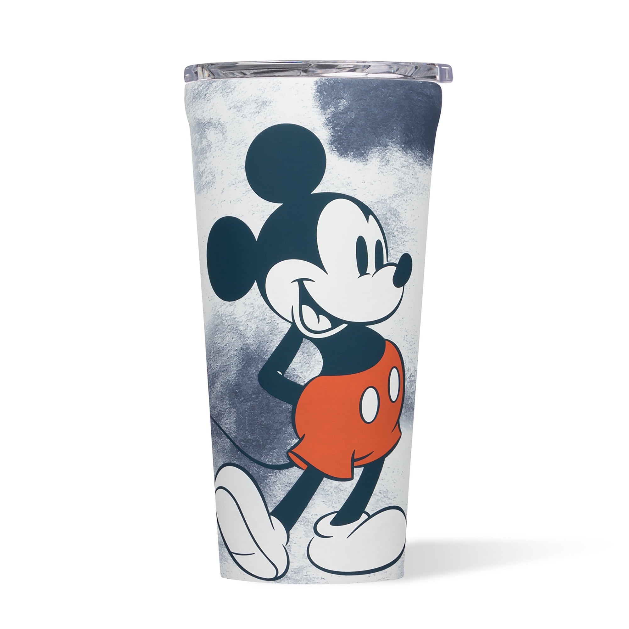Corkcicle Disney 16 Ounce Stainless Steel Tumbler with Lid, Mickey Tie Dye
