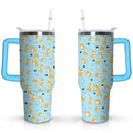 Gift for Dog Lovers Cute Dog Tumbler for Women - 40oz - Insulated Travel Tumbler Cup