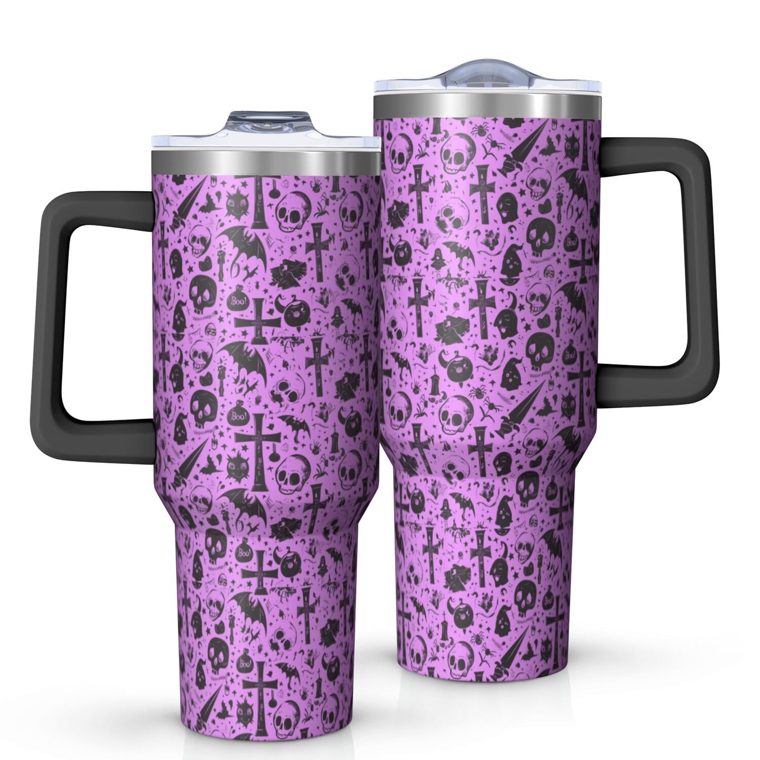 Halloween Style Mega Mug 40oz – Stainless Steel Insulated Tumbler - Insulated Travel Coffee Mug