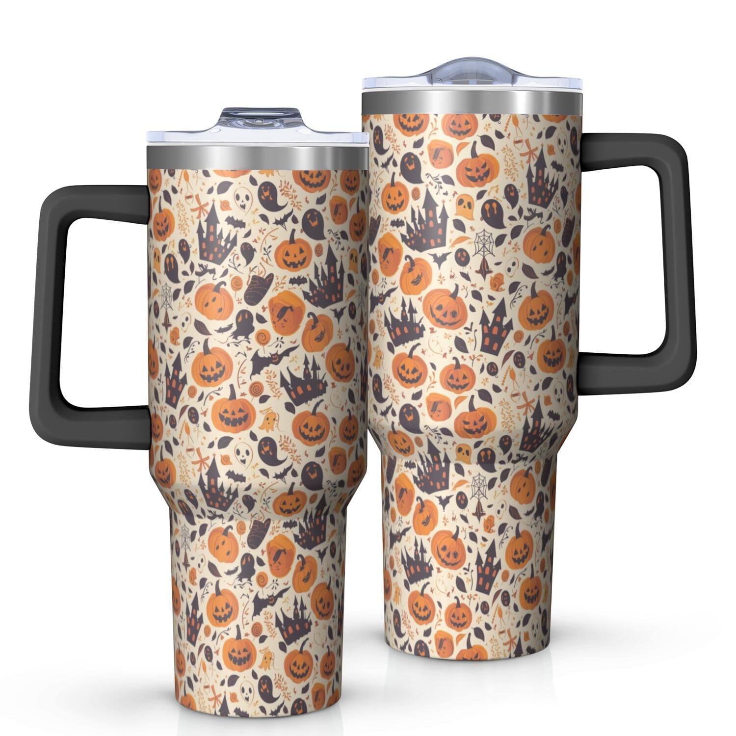 Halloween Style Mega Mug 40oz – Stainless Steel Insulated Tumbler - Insulated Travel Coffee Mug
