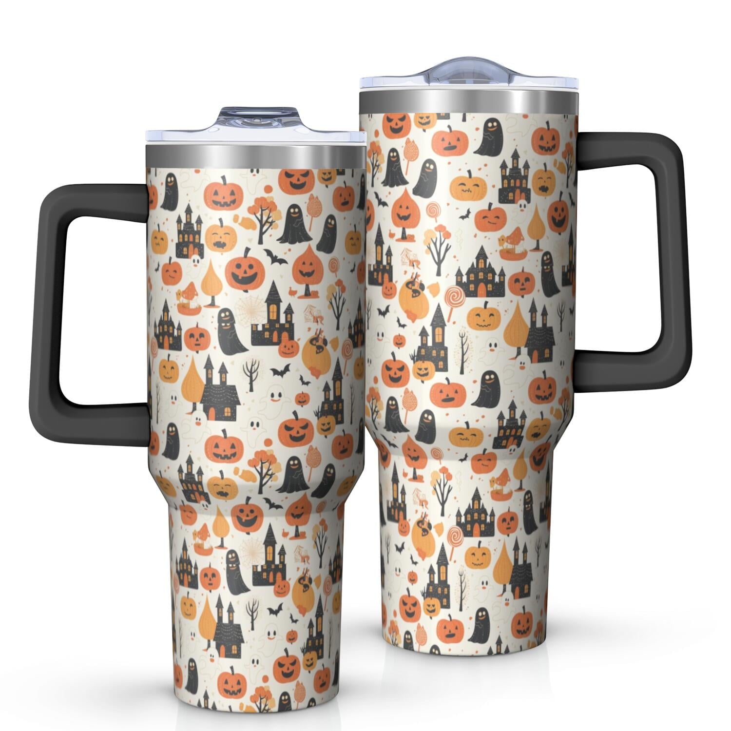 Halloween Style Mega Mug 40oz – Stainless Steel Insulated Tumbler - Insulated Travel Coffee Mug