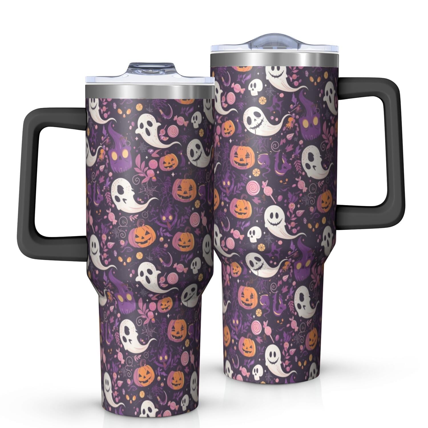 Halloween Style Mega Mug 40oz – Stainless Steel Insulated Tumbler - Insulated Travel Coffee Mug