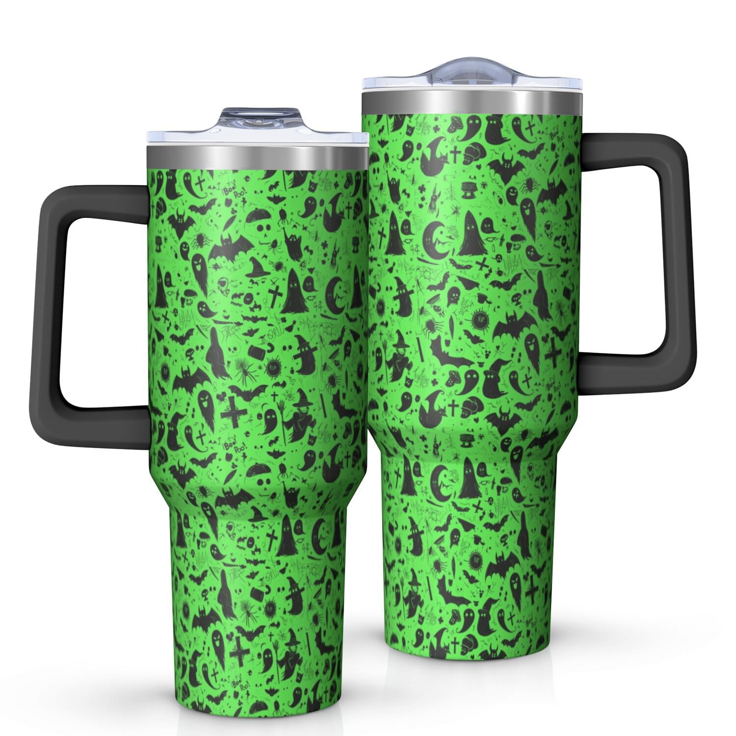 Halloween Style Mega Mug 40oz – Stainless Steel Insulated Tumbler - Insulated Travel Coffee Mug