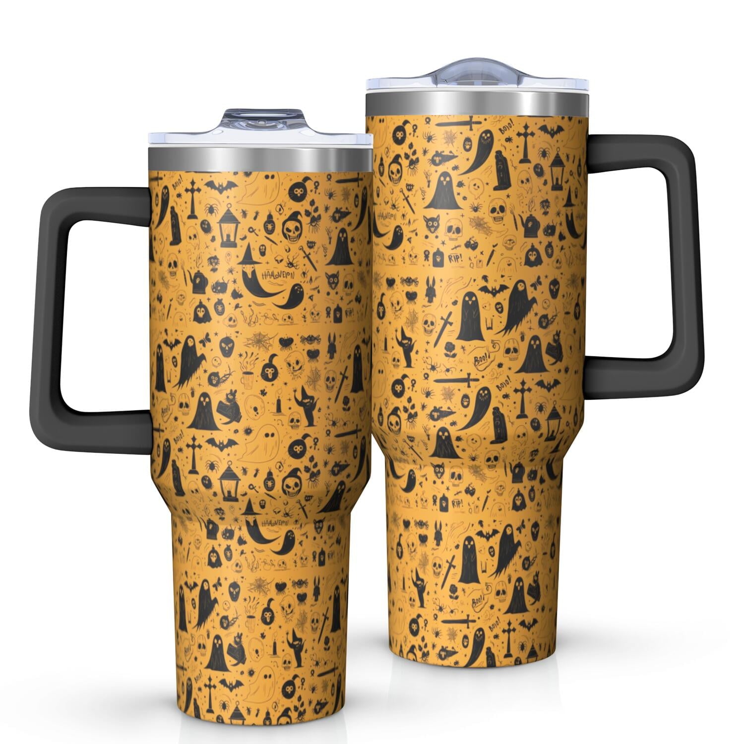 Halloween Style Mega Mug 40oz – Stainless Steel Insulated Tumbler - Insulated Travel Coffee Mug