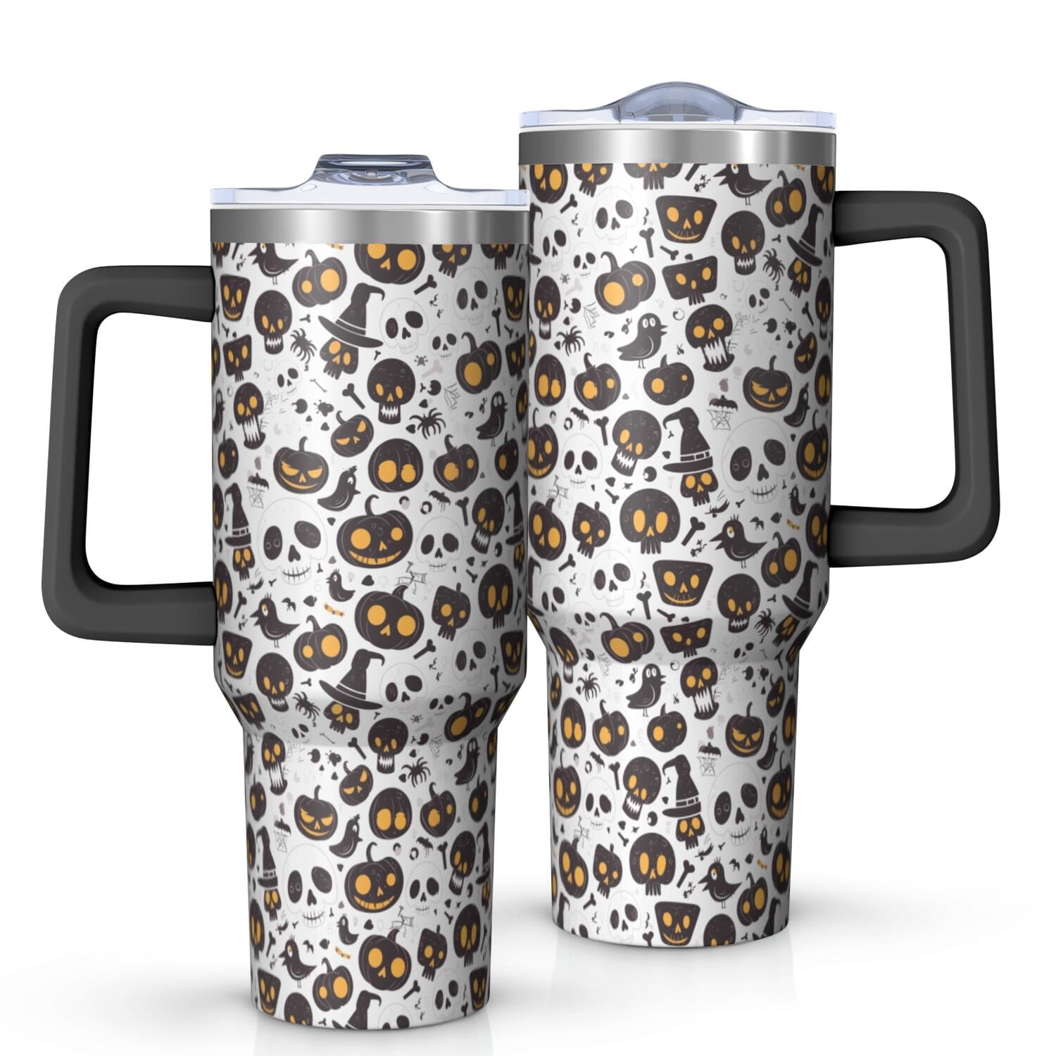 Halloween Style Mega Mug 40oz – Stainless Steel Insulated Tumbler - Insulated Travel Coffee Mug