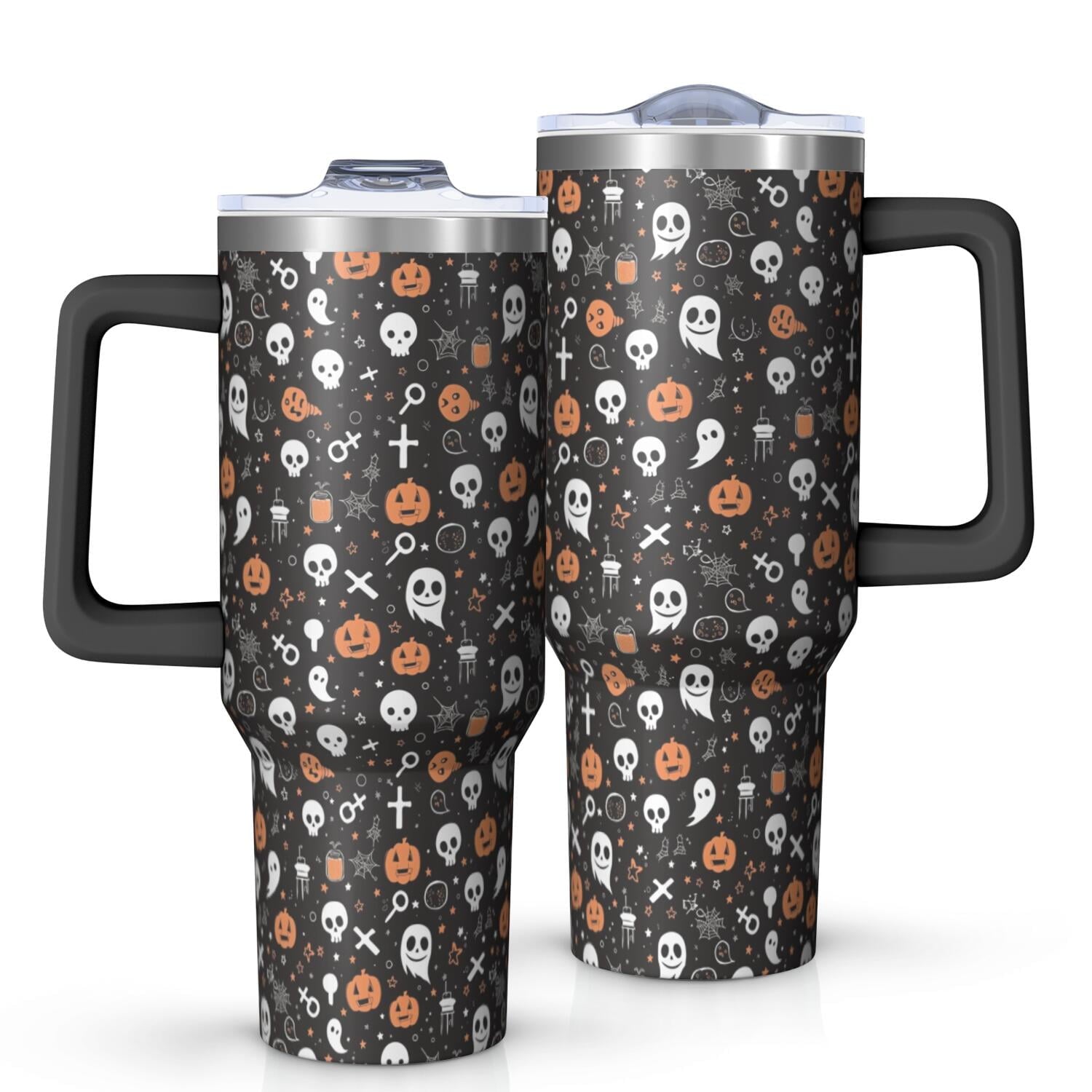 Halloween Style Mega Mug 40oz – Stainless Steel Insulated Tumbler - Insulated Travel Coffee Mug