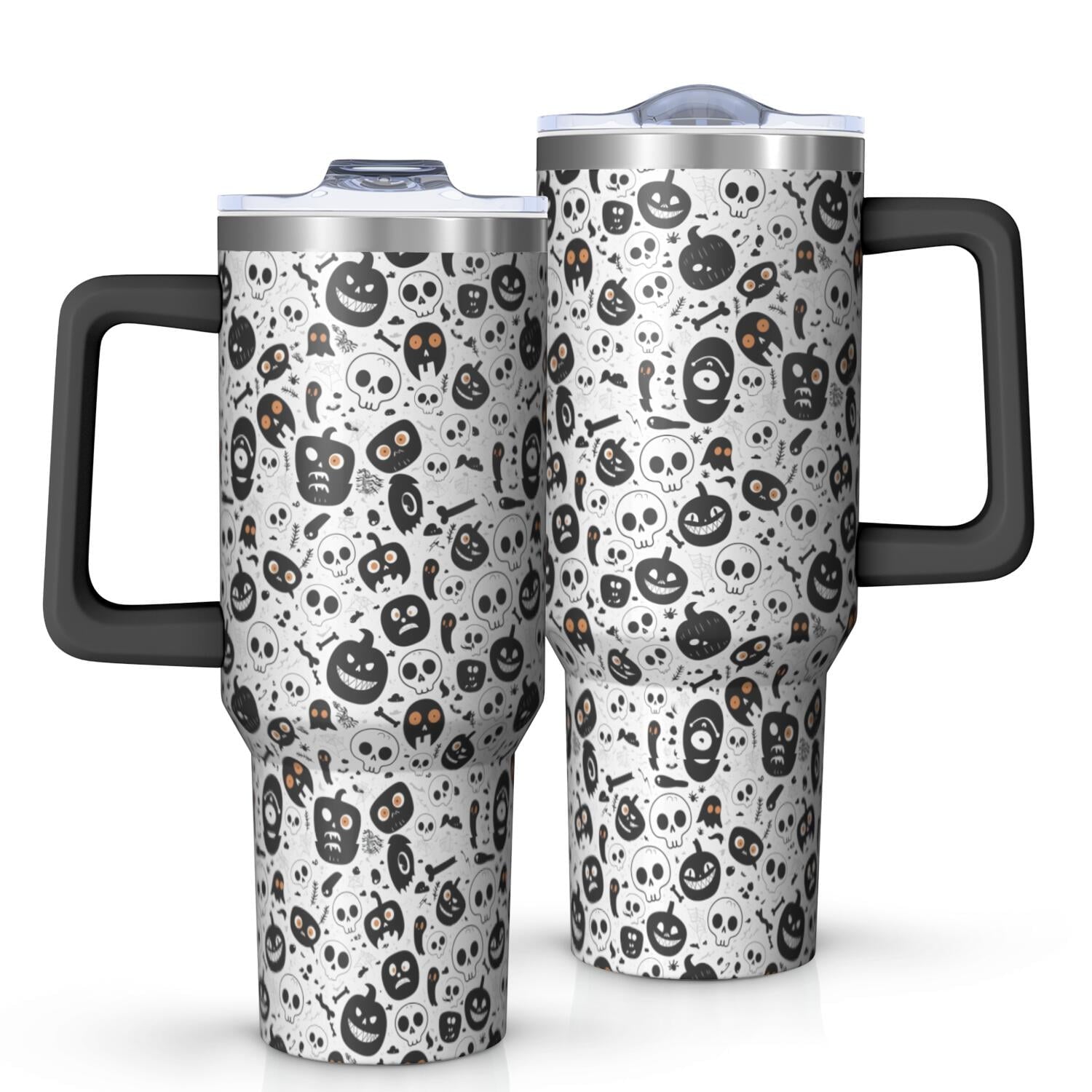 Halloween Style Mega Mug 40oz – Stainless Steel Insulated Tumbler - Insulated Travel Coffee Mug
