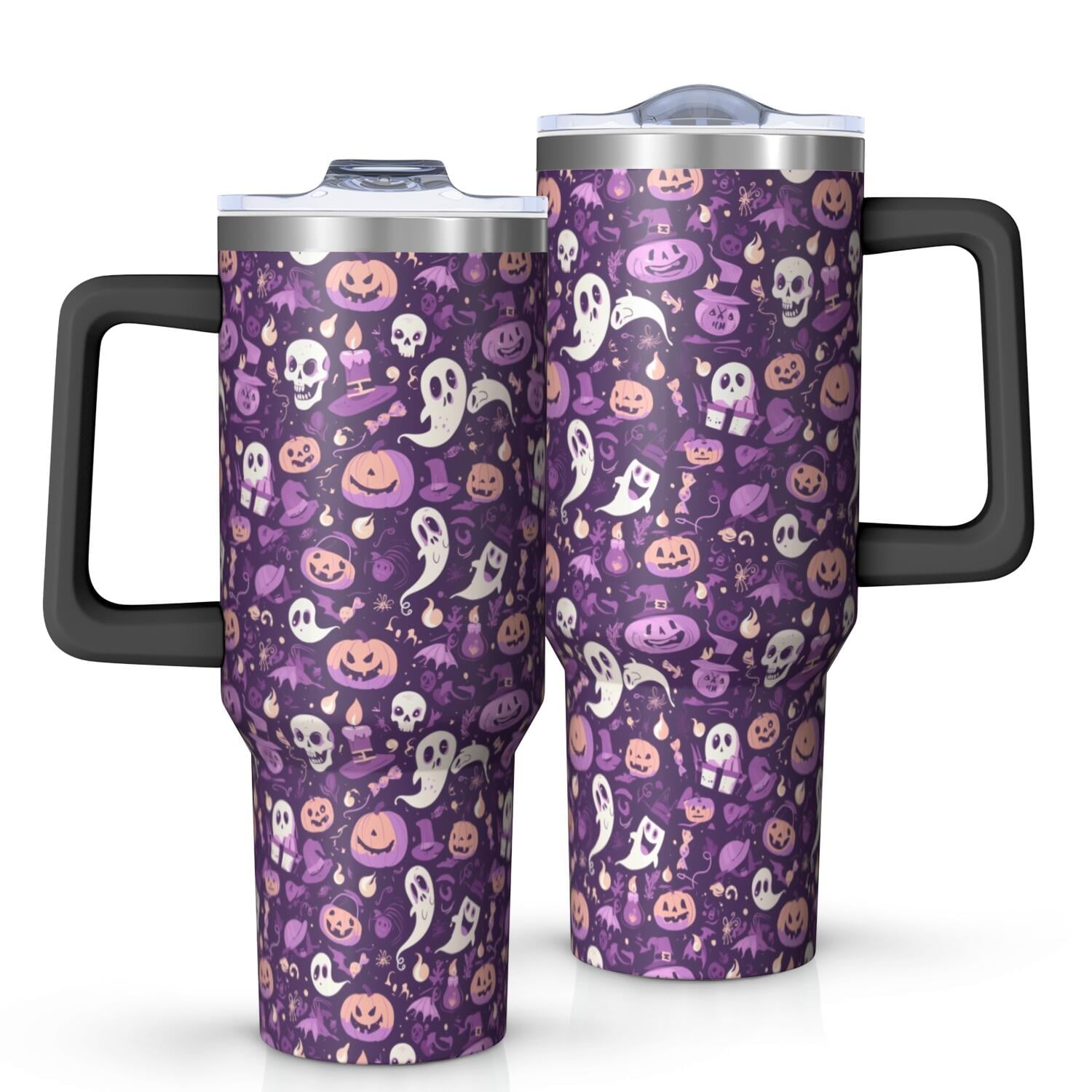 Halloween Style Mega Mug 40oz – Stainless Steel Insulated Tumbler - Insulated Travel Coffee Mug