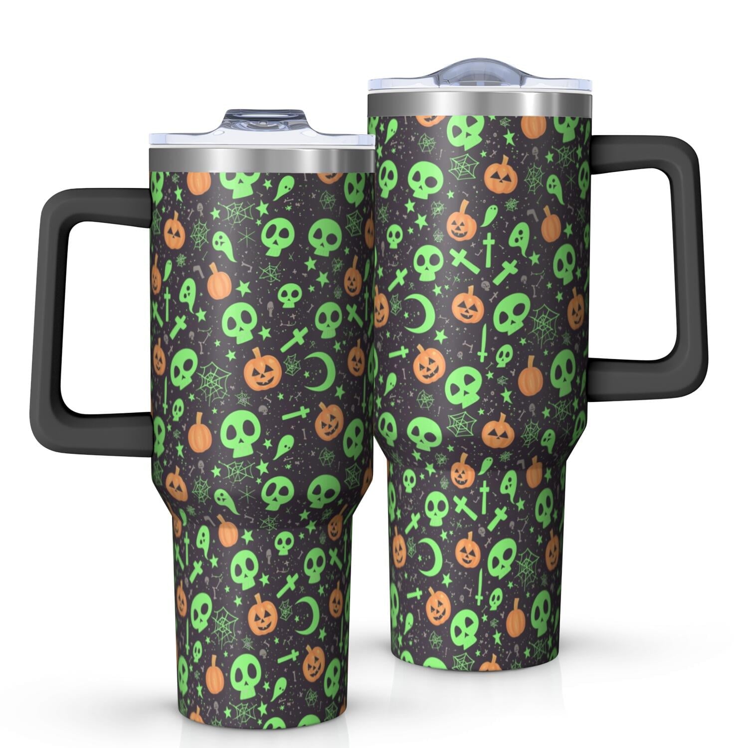 Halloween Style Mega Mug 40oz – Stainless Steel Insulated Tumbler - Insulated Travel Coffee Mug