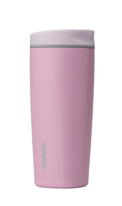 Owala SmoothSip Stainless Steel Coffee Tumbler, 20oz, Cotton Candy Sky