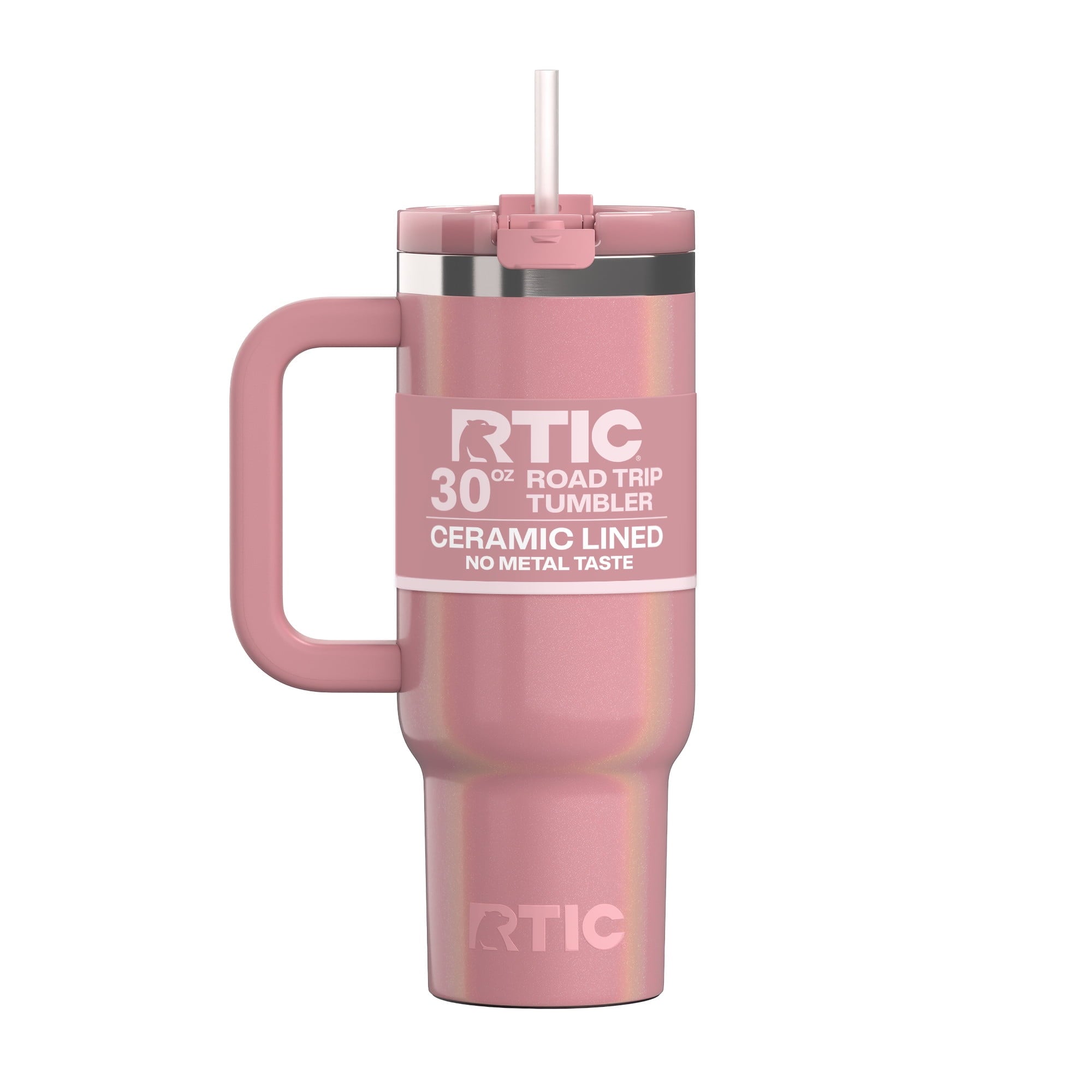 RTIC 30 oz Ceramic Lined Road Trip Tumbler with Handle - Insulated Travel Tumbler Cup