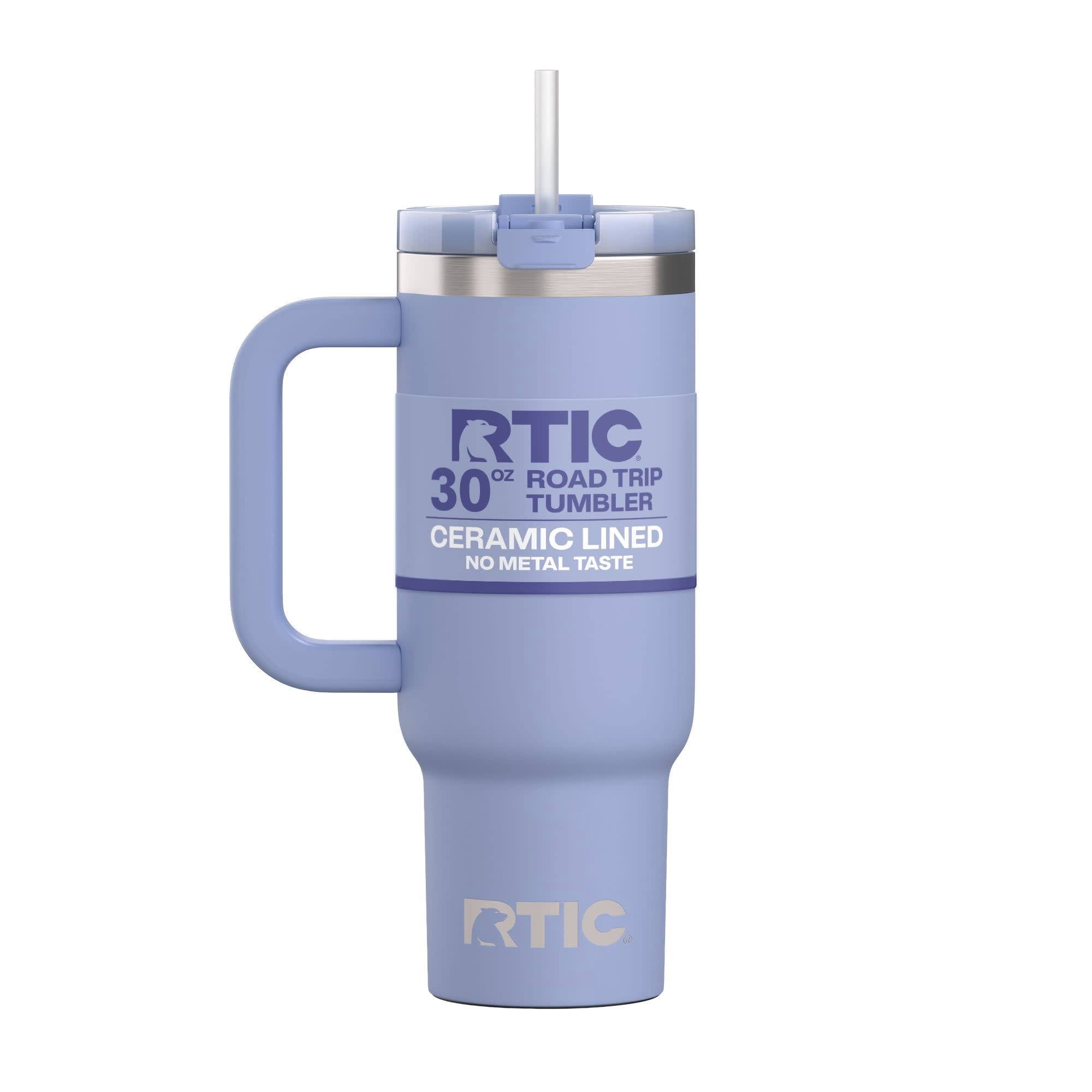 RTIC 30 oz Ceramic Lined Road Trip Tumbler with Handle - Insulated Travel Tumbler Cup