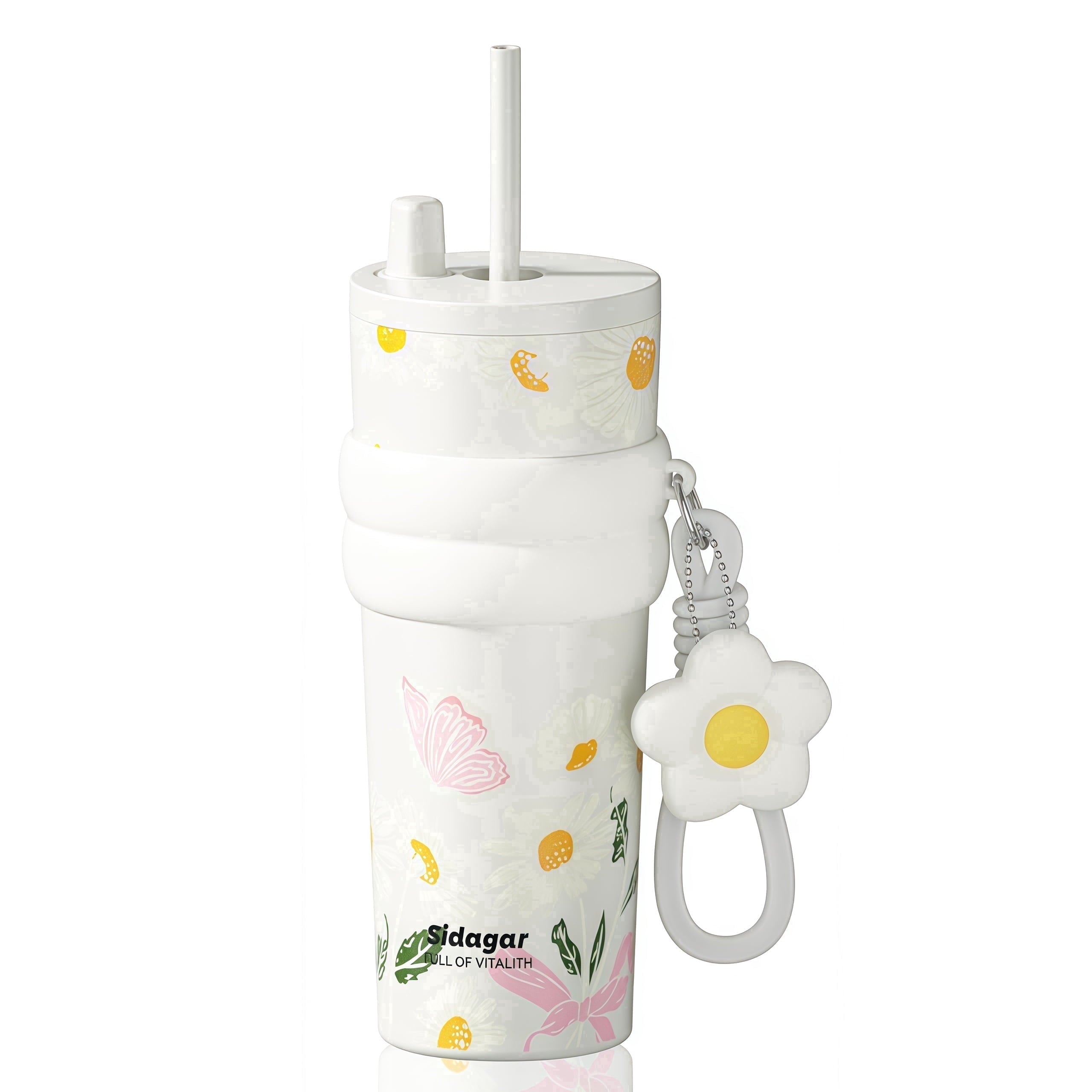 Sidagar 24 oz Stainless Steel Vacuum Insulated Coffee Travel Tumbler - Insulated Travel Tumbler Cup