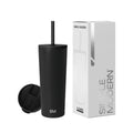 Simple Modern 24oz Classic Tumbler with Straw and Flip Lid | Midnight Black