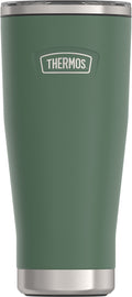 Thermos Stainless Steel Tumbler, w/ Slide Lock Lid, Graphite, 18 oz - Insulated Travel Tumbler Cup