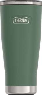 Thermos Stainless Steel Tumbler, w/ Slide Lock Lid, Graphite, 18 oz - Insulated Travel Tumbler Cup