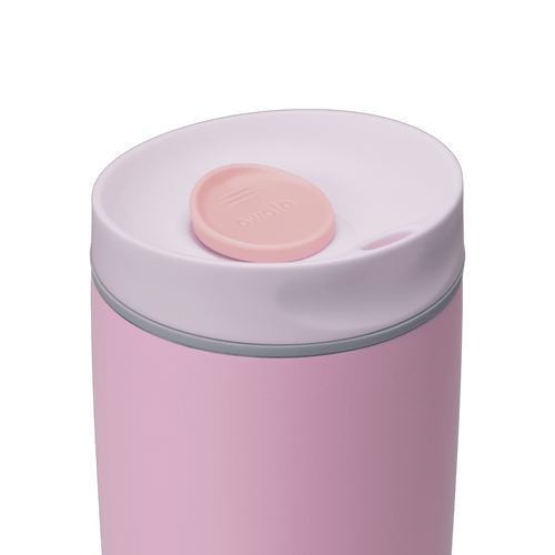 Owala SmoothSip Stainless Steel Coffee Tumbler, 20oz, Cotton Candy Sky
