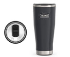Thermos Stainless Steel Tumbler, w/ Slide Lock Lid, Graphite, 18 oz